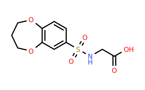 790272-41-2 | N-[(3,4-Dihydro-2H-1,5-benzodioxepin-7-yl)sulfonyl]glycine