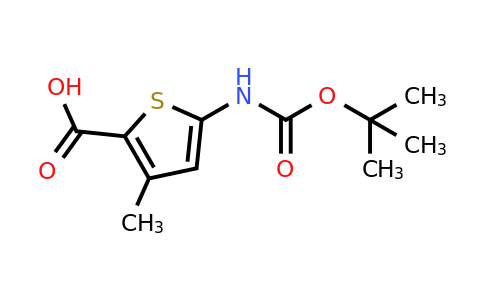 791626-82-9 | 5-([(tert-butoxy)carbonyl]amino)-3-methylthiophene-2-carboxylic acid