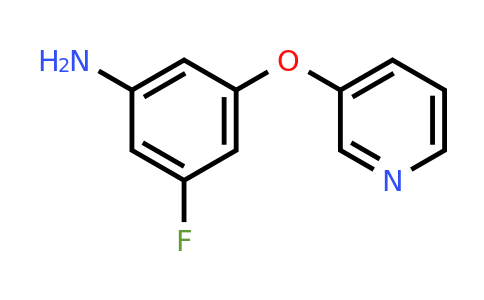 3-Fluoro-5-(pyridin-3-yloxy)aniline
