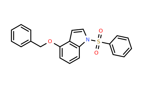 79315-62-1 | 4-(Benzyloxy)-1-(phenylsulfonyl)-1H-indole