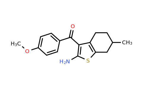 793678-80-5 | 3-(4-Methoxybenzoyl)-6-methyl-4,5,6,7-tetrahydro-1-benzothiophen-2-amine