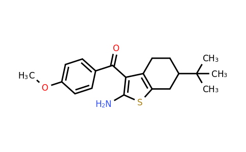 793678-86-1 | 6-tert-Butyl-3-(4-methoxybenzoyl)-4,5,6,7-tetrahydro-1-benzothiophen-2-amine