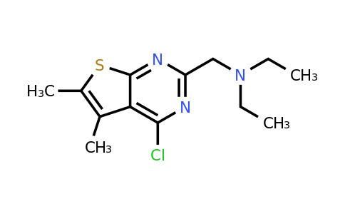 793727-93-2 | ({4-chloro-5,6-dimethylthieno[2,3-d]pyrimidin-2-yl}methyl)diethylamine