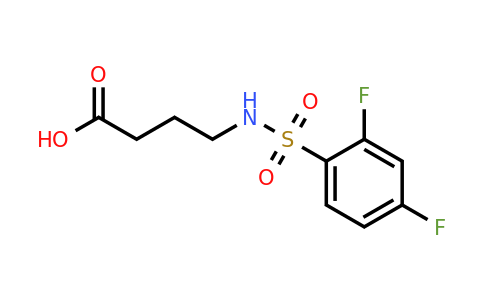 794553-83-6 | 4-(2,4-Difluorobenzenesulfonamido)butanoic acid