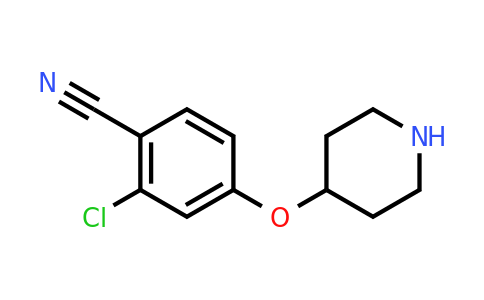 796600-10-7 | 2-Chloro-4-(piperidin-4-yloxy)benzonitrile