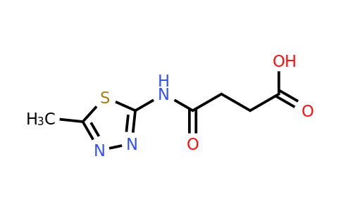 79888-39-4 | 3-[(5-methyl-1,3,4-thiadiazol-2-yl)carbamoyl]propanoic acid