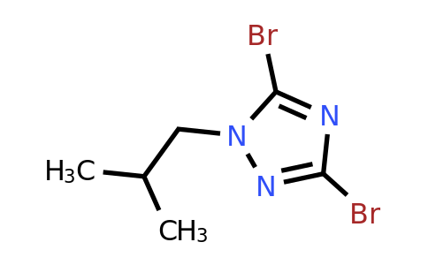 799269-66-2 | 3,5-Dibromo-1-(2-methylpropyl)-1H-1,2,4-triazole
