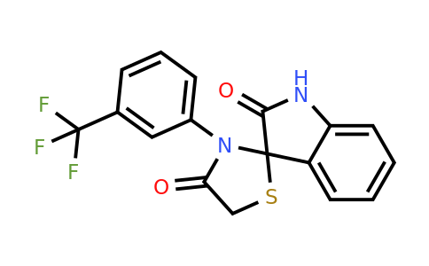 79962-59-7 | 3'-(3-(Trifluoromethyl)phenyl)spiro[indoline-3,2'-thiazolidine]-2,4'-dione