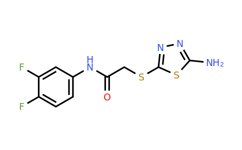 799784-82-0 | 2-((5-Amino-1,3,4-thiadiazol-2-yl)thio)-N-(3,4-difluorophenyl)acetamide