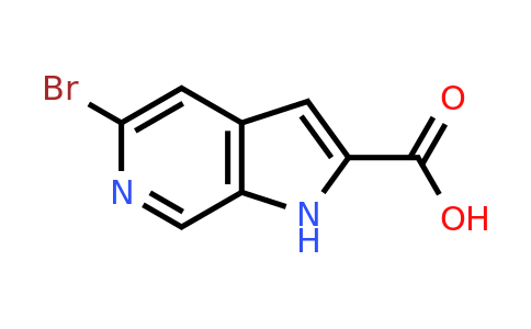 800401-71-2 | 5-Bromo-1H-pyrrolo[2,3-c]pyridine-2-carboxylic acid
