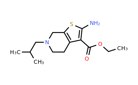 802313-16-2 | Ethyl 2-Amino-6-(2-methylpropyl)-4H,5H,6H,7H-thieno[2,3-c]pyridine-3-carboxylate