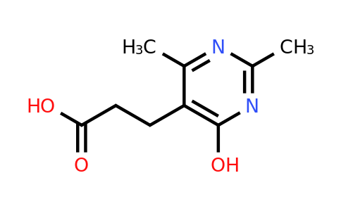 802589-80-6 | 3-(4-Hydroxy-2,6-dimethylpyrimidin-5-yl)propanoic acid