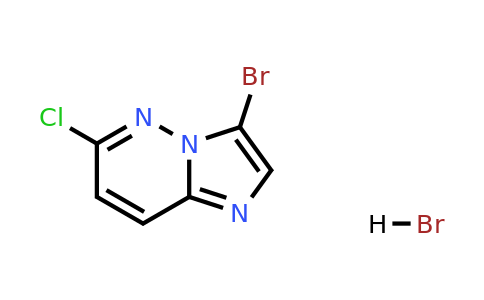 80743-55-1 | 3-Bromo-6-chloroimidazo[1,2-b]pyridazine hydrobromide