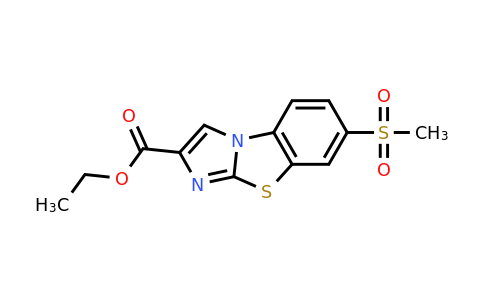 81022-12-0 | Ethyl 7-(methylsulfonyl)benzo[d]imidazo[2,1-b]thiazole-2-carboxylate