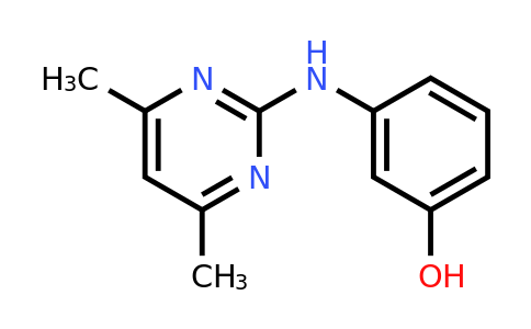 81261-83-8 | 3-((4,6-Dimethylpyrimidin-2-yl)amino)phenol