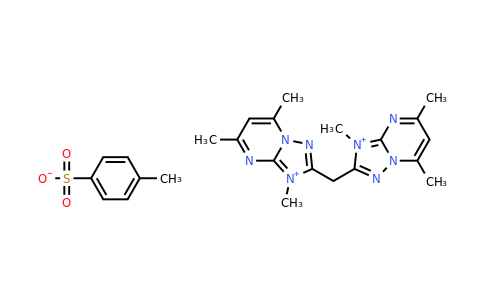 81430-58-2 | Mono(2,2'-methylenebis(3,5,7-trimethyl-[1,2,4]triazolo[1,5-a]pyrimidin-3-ium)) mono(4-methylbenzenesulfonate)