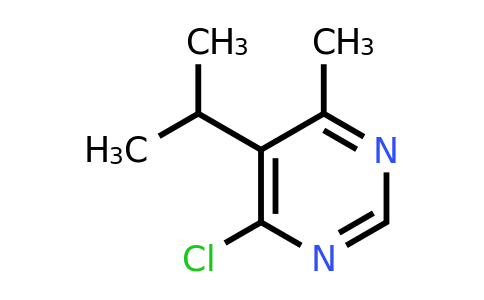 81438-38-2 | 4-Chloro-5-isopropyl-6-methylpyrimidine