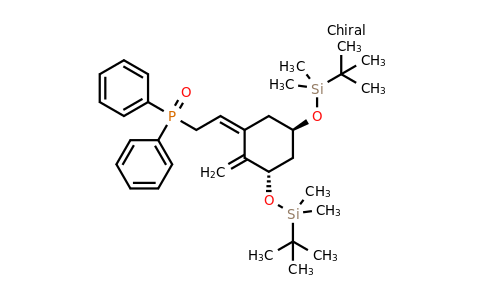 ((Z)-2-((3S,5R)-3,5-bis((tert-butyldimethylsilyl)oxy)-2-methylenecyclohexylidene)ethyl)diphenylphosphine oxide