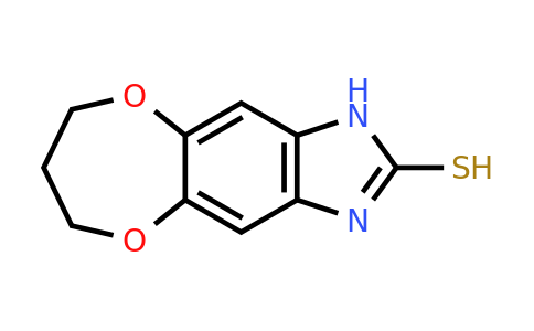 81864-58-6 | 7,8-Dihydro-1H,6H-[1,4]dioxepino[2',3':4,5]benzo[1,2-d]imidazole-2-thiol