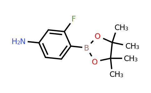 3-Fluoro-4-(4,4,5,5-tetramethyl-1,3,2-dioxaborolan-2-yl)aniline