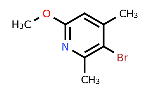819069-57-3 | 3-bromo-6-methoxy-2,4-dimethylpyridine