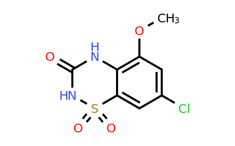 820214-08-2 | 7-Chloro-5-methoxy-2H-benzo[e][1,2,4]thiadiazin-3(4H)-one 1,1-dioxide