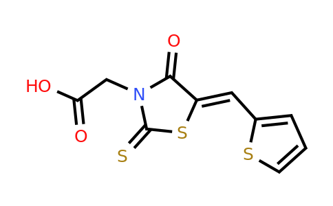 82158-62-1 | 2-(4-Oxo-5-(thiophen-2-ylmethylene)-2-thioxothiazolidin-3-yl)acetic acid