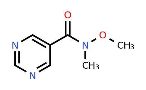 823189-68-0 | N-methoxy-N-methylpyrimidine-5-carboxamide