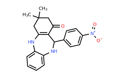 82408-04-6 | 3,3-Dimethyl-11-(4-nitrophenyl)-2,3,4,5,10,11-hexahydro-1H-dibenzo[b,e][1,4]diazepin-1-one