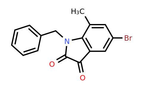 825599-56-2 | 1-Benzyl-5-bromo-7-methylindoline-2,3-dione