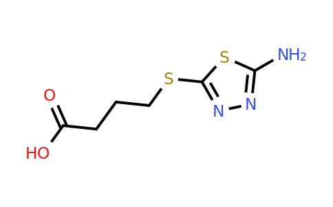 82593-10-0 | 4-((5-Amino-1,3,4-thiadiazol-2-yl)thio)butanoic acid