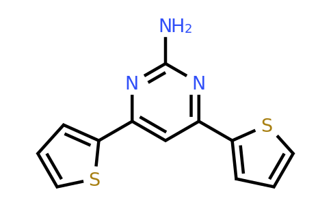 82619-64-5 | 4,6-Bis(thiophen-2-yl)pyrimidin-2-amine