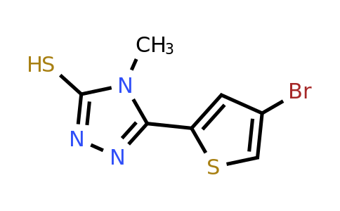 828274-88-0 | 5-(4-Bromothiophen-2-yl)-4-methyl-4h-1,2,4-triazole-3-thiol