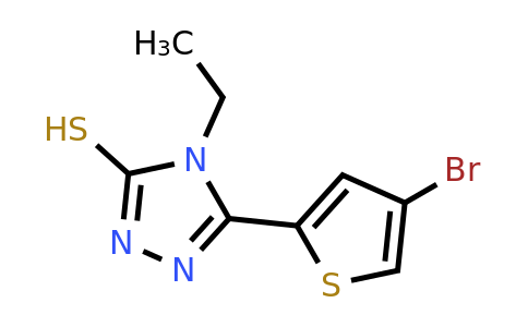 828276-13-7 | 5-(4-Bromothiophen-2-yl)-4-ethyl-4h-1,2,4-triazole-3-thiol