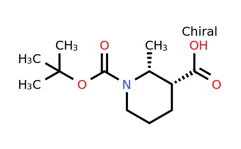 828300-45-4 | rel-(2R,3R)-1-(tert-Butoxycarbonyl)-2-methylpiperidine-3-carboxylic acid