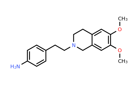82925-02-8 | 4-(2-(6,7-Dimethoxy-3,4-dihydroisoquinolin-2(1H)-yl)ethyl)aniline