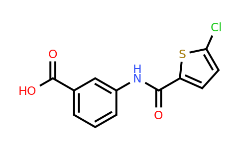 830340-41-5 | 3-(5-Chlorothiophene-2-carboxamido)benzoic acid