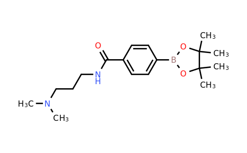 N-(3-(Dimethylamino)propyl)-4-(4,4,5,5-tetramethyl-1,3,2-dioxaborolan-2-yl)benzamide