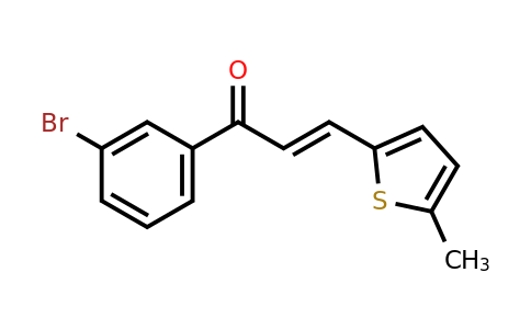 832126-82-6 | (2E)-1-(3-Bromophenyl)-3-(5-methylthiophen-2-yl)prop-2-en-1-one