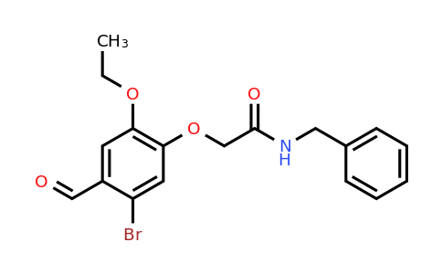 832674-54-1 | n-Benzyl-2-(5-bromo-2-ethoxy-4-formylphenoxy)acetamide