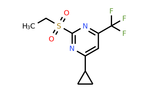 832737-29-8 | 4-Cyclopropyl-2-(ethylsulfonyl)-6-(trifluoromethyl)pyrimidine