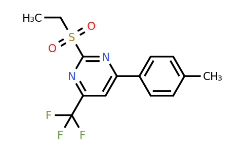 832737-37-8 | 2-(Ethylsulfonyl)-4-(p-tolyl)-6-(trifluoromethyl)pyrimidine
