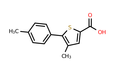 832737-68-5 | 4-Methyl-5-(4-methylphenyl)thiophene-2-carboxylic acid