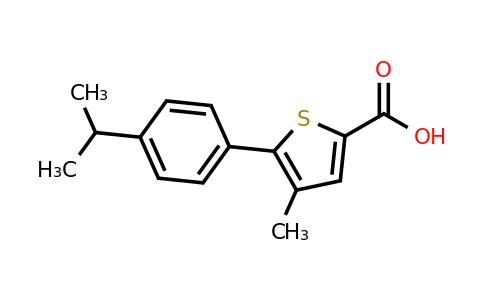 832737-97-0 | 4-Methyl-5-[4-(propan-2-yl)phenyl]thiophene-2-carboxylic acid