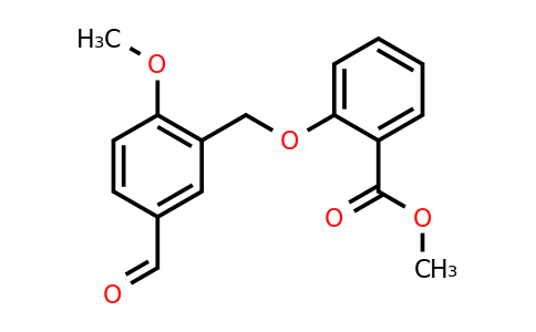 832738-16-6 | Methyl 2-((5-formyl-2-methoxybenzyl)oxy)benzoate