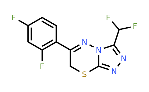 832739-32-9 | 3-(Difluoromethyl)-6-(2,4-difluorophenyl)-7h-[1,2,4]triazolo[3,4-b][1,3,4]thiadiazine