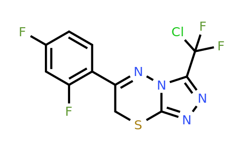 832739-42-1 | 3-(Chlorodifluoromethyl)-6-(2,4-difluorophenyl)-7h-[1,2,4]triazolo[3,4-b][1,3,4]thiadiazine