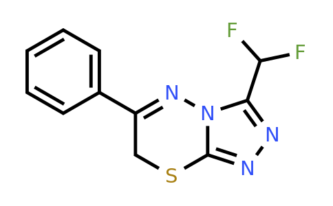 832739-49-8 | 3-(Difluoromethyl)-6-phenyl-7h-[1,2,4]triazolo[3,4-b][1,3,4]thiadiazine