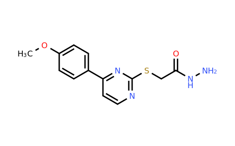832739-53-4 | 2-((4-(4-Methoxyphenyl)pyrimidin-2-yl)thio)acetohydrazide