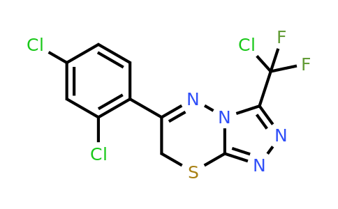 832739-69-2 | 3-(Chlorodifluoromethyl)-6-(2,4-dichlorophenyl)-7h-[1,2,4]triazolo[3,4-b][1,3,4]thiadiazine